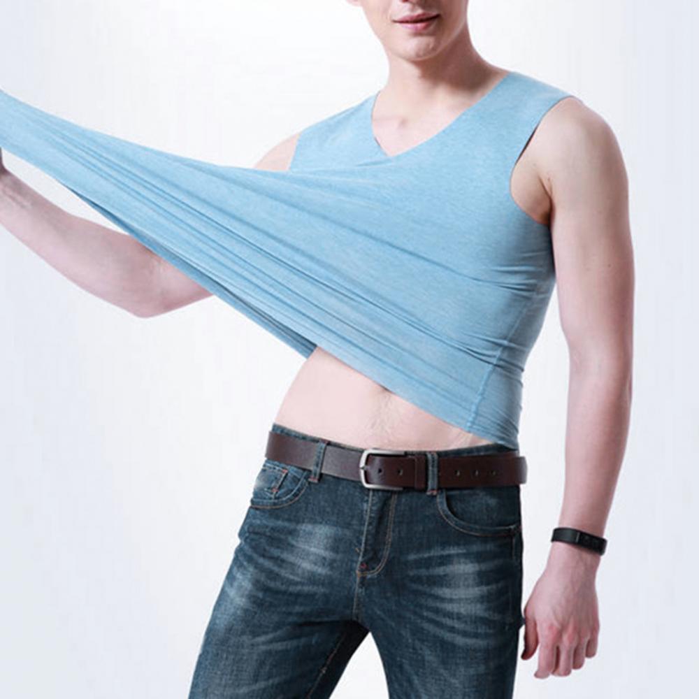 Undershirt Crew Neck - Soft Summer Comfortable Top Vest V