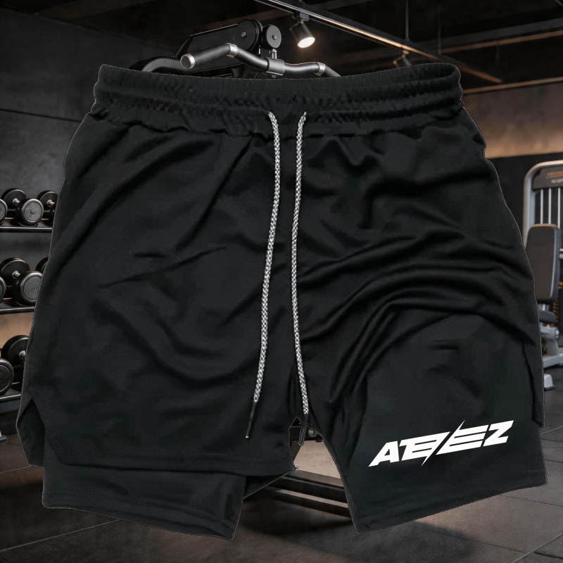 Cross Print 2 in 1 Workout Run - Compression Shorts Athletes 리뷰 및 가격