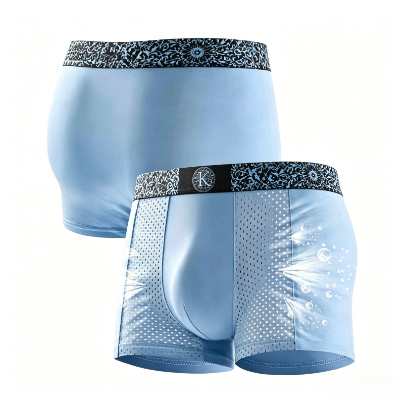 Men's Cool Ice Silk Mesh Boxer - Mesh Sport Boxer 리뷰 및 가격