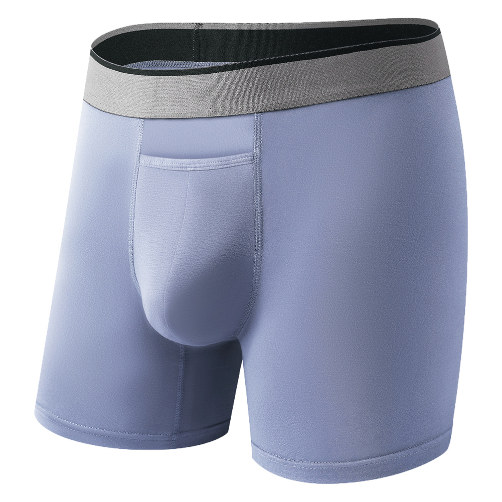 1pc Men Long Leg Shorts Soft U - Long Leg Trunk Men 리뷰 및 가격