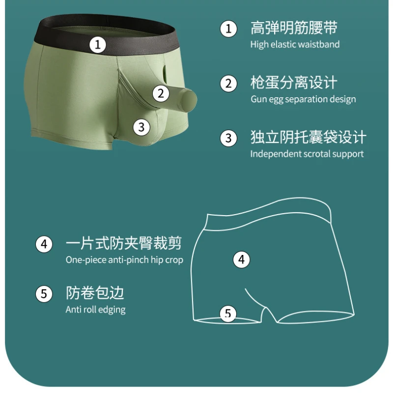 Bamboo Fiber Boxers Shorts Men - Bamboo Fiber Trunk 리뷰 및 가격