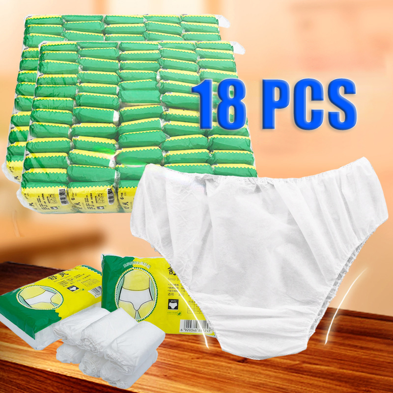 18Pcs/Set Unisex Disposable No - Multi Pack Underwear 리뷰 및 가격
