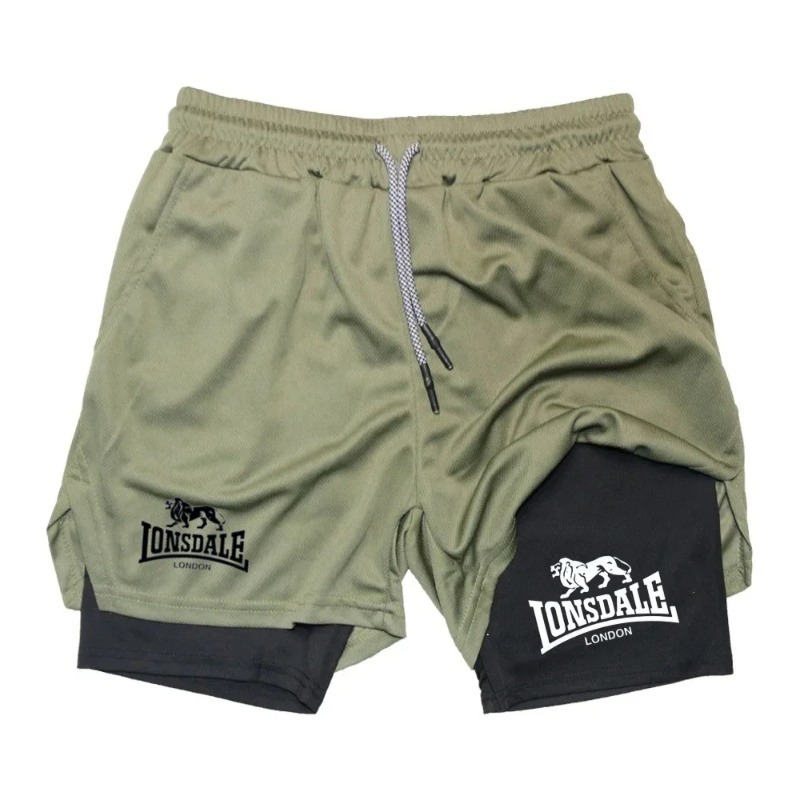 2in1 Running Shorts for Men Gy - Compression Shorts Athletes 리뷰 및 가격