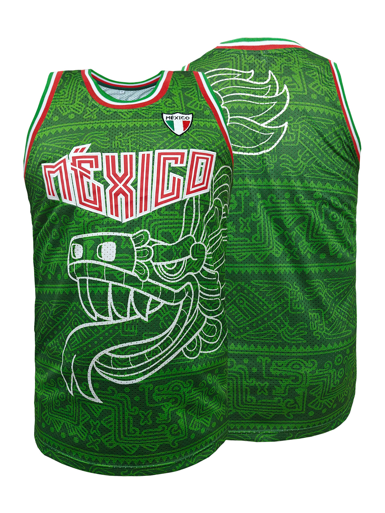 Mexico Embroidered Basketball  - Sleeveless Undershirt 리뷰 및 가격