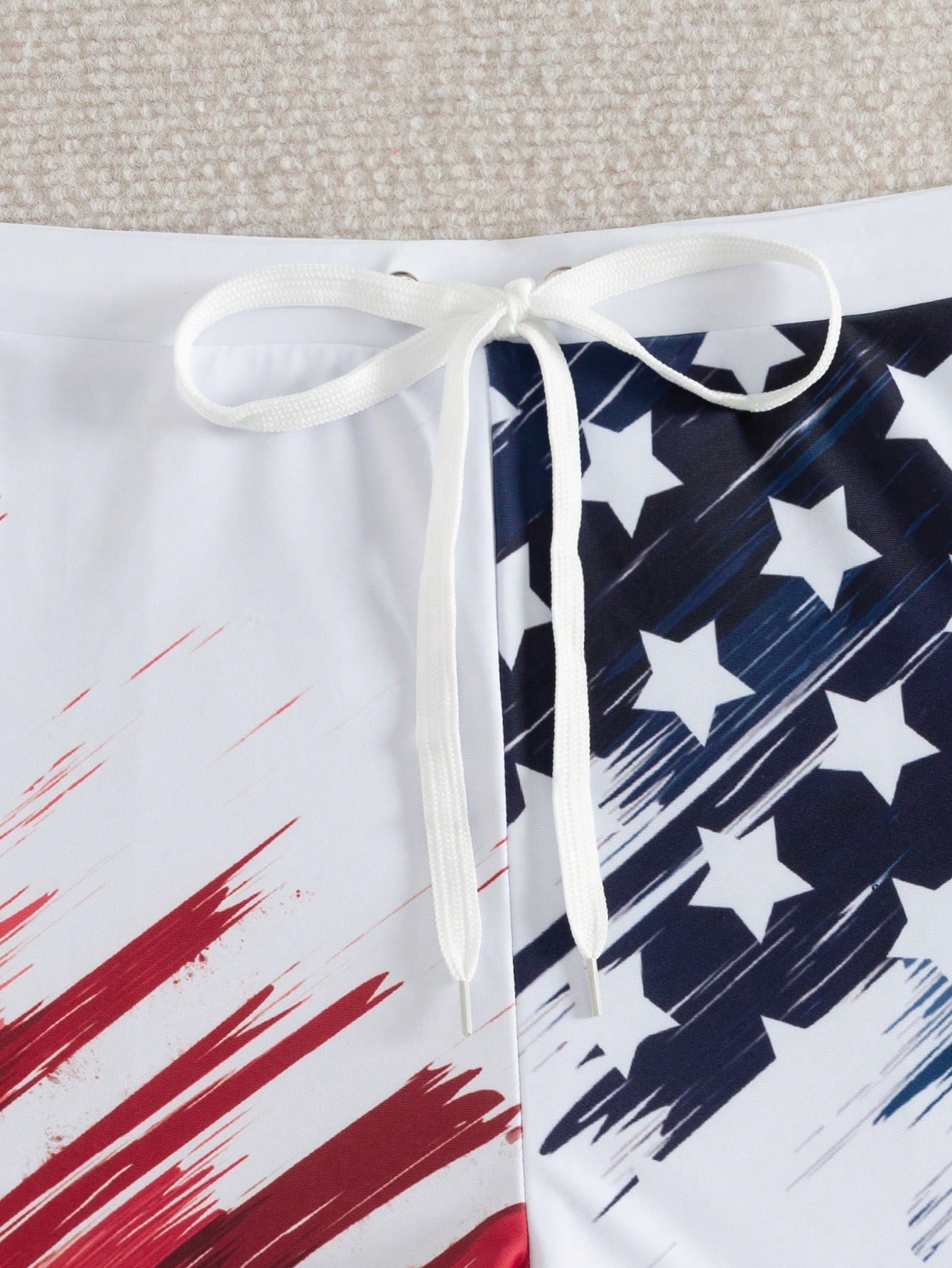 Men's Casual Flag Printed Draw - Bamboo Fiber Trunk 리뷰 및 가격