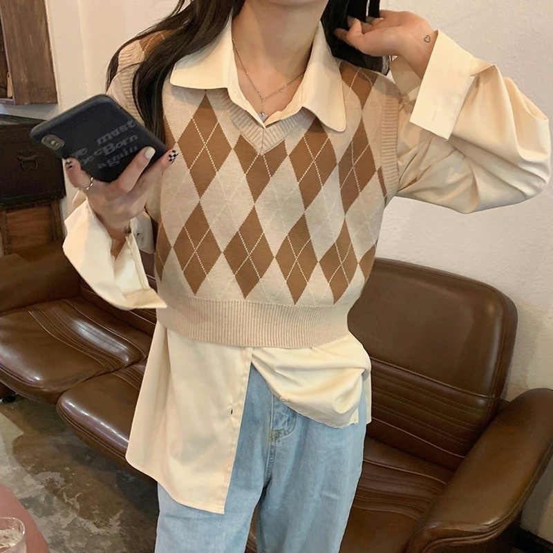 Autumn Fashion Female Vintage  - Tank Top Ribbed 리뷰 및 가격