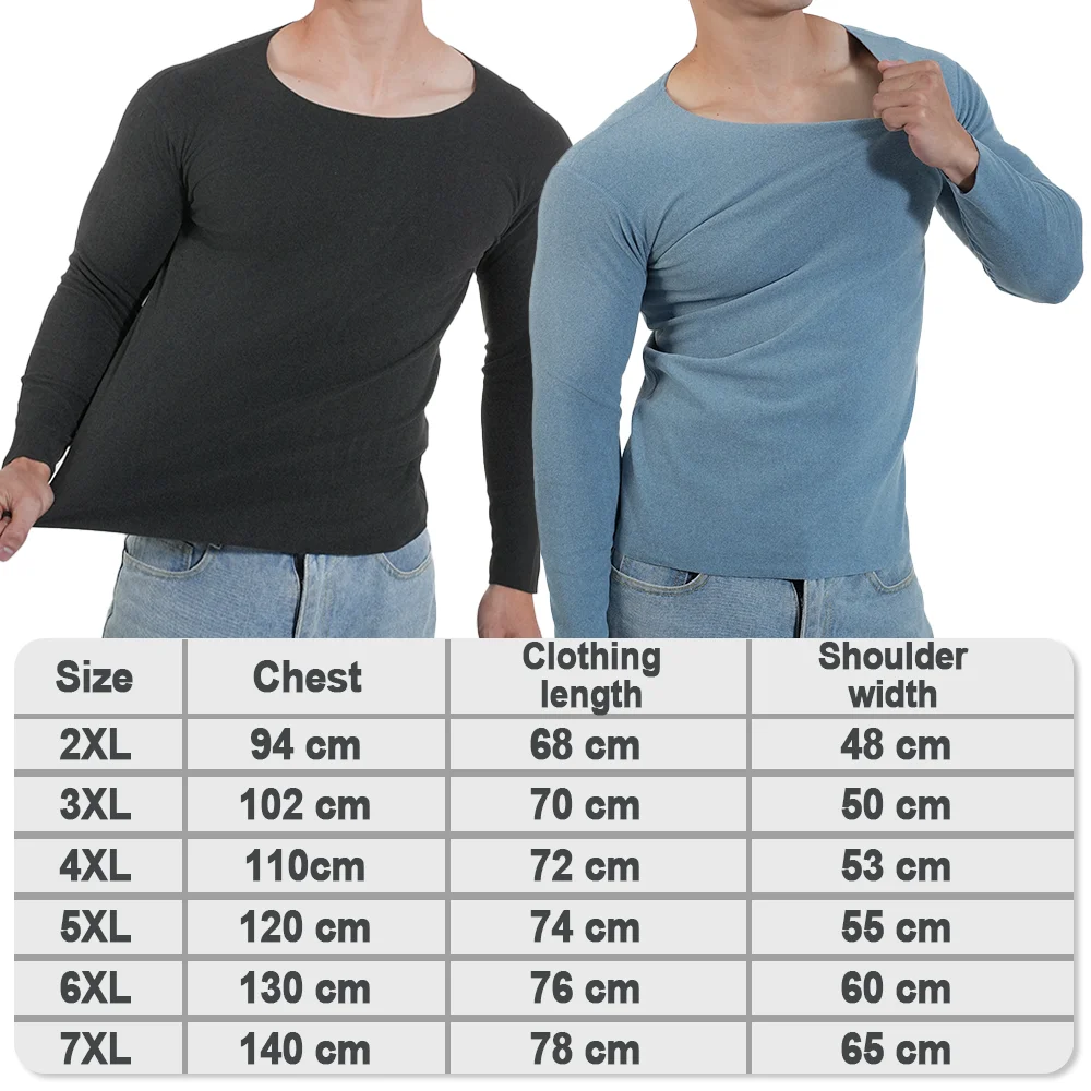 Men Thermal Underwear Long Sle - Undershirt Crew Neck 리뷰 및 가격