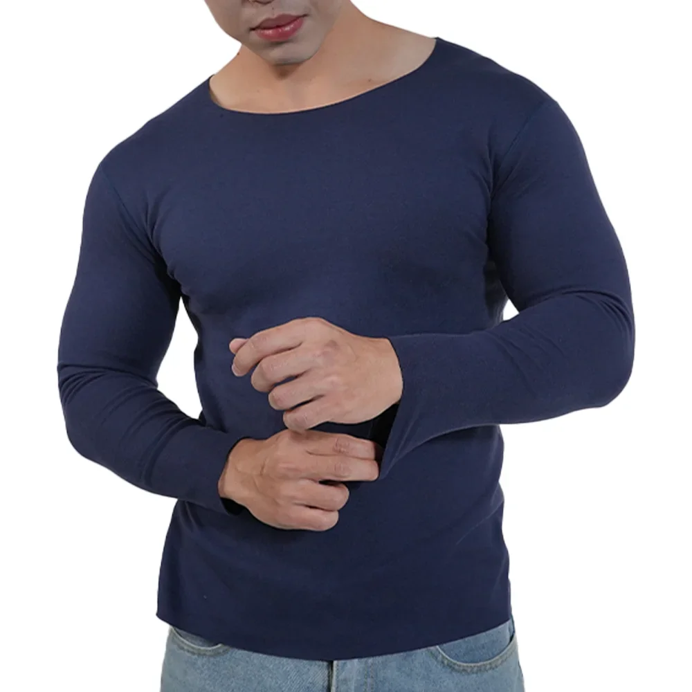 Men Thermal Underwear Long Sle - Undershirt Crew Neck 리뷰 및 가격