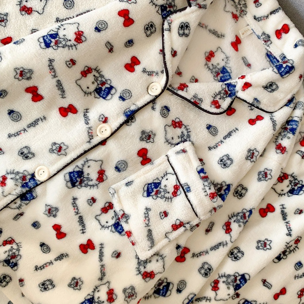 Sanrio Hello Kitty Flannel Wom - Thermal Long John 리뷰 및 가격