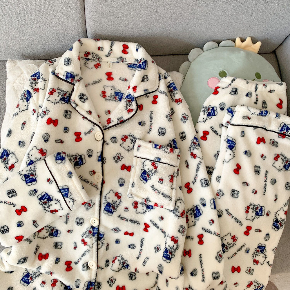 Sanrio Hello Kitty Flannel Wom - Thermal Long John 리뷰 및 가격