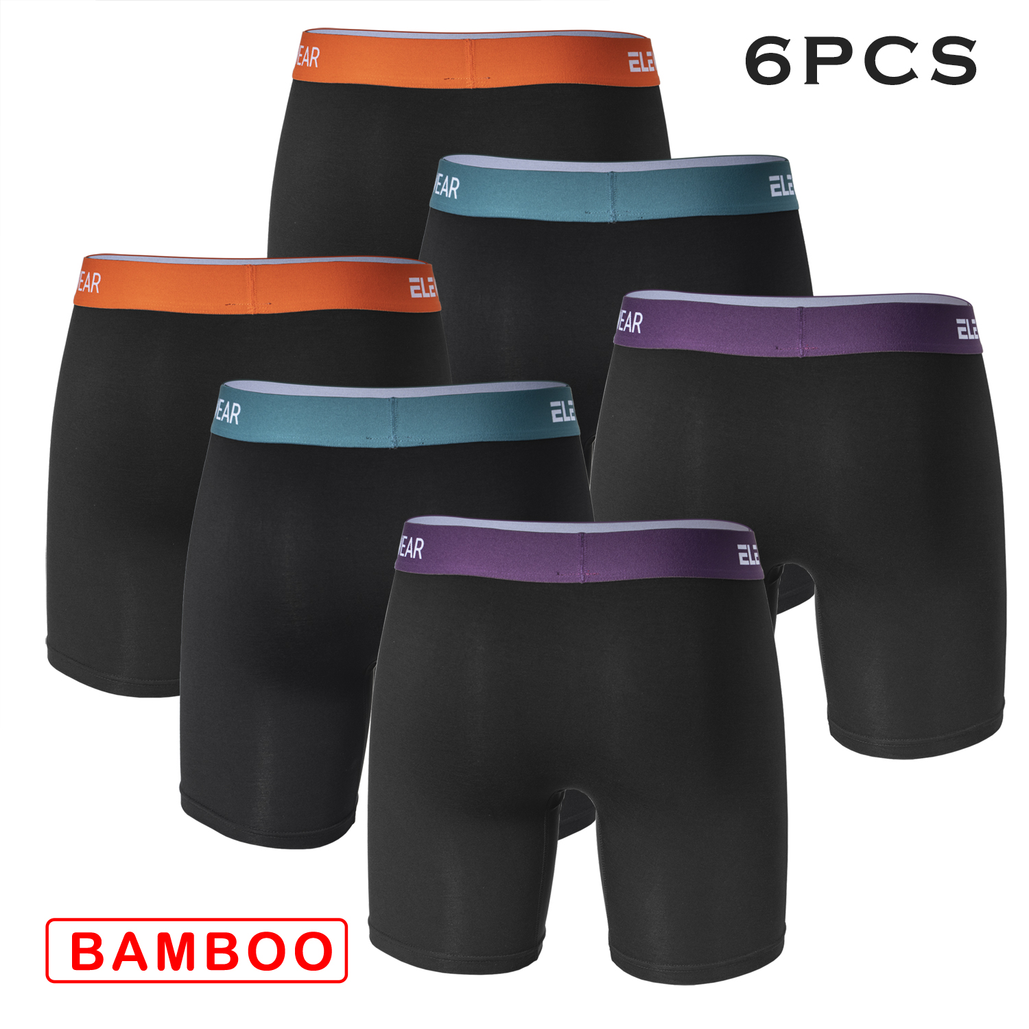 6 pcs Bamboo Men Underwear Wit - Boxer Shorts Modal 리뷰 및 가격
