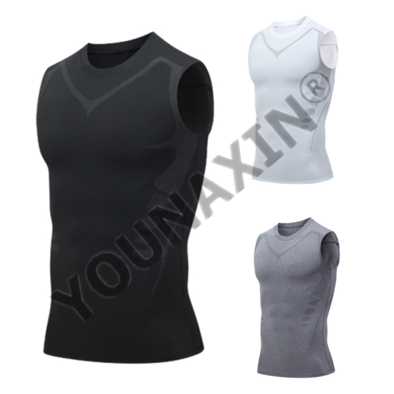 3 Pieces Men's Sleeveless T-Sh - T Shirt Tight Fit 리뷰 및 가격