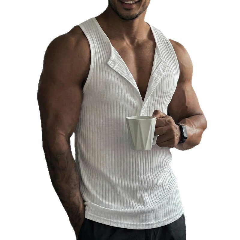 Sporty Tank Top Solid Color Cr - Tank Top Ribbed 리뷰 및 가격